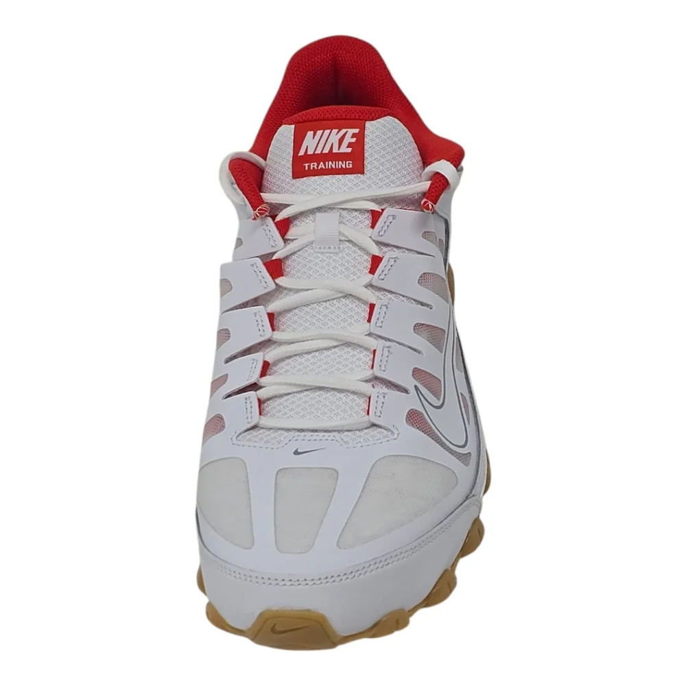 Brand New Nike Reax 8 TR Mesh White Wolf Grey Red 621716-103 Mens Size's